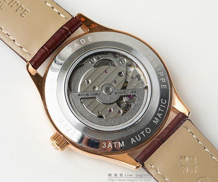 百達翡麗PATEK PHILPPE LS精品 新款 進口全自動機械機芯 316精鋼表殼 小牛皮錶帶 高端情侶對表  wssb3628